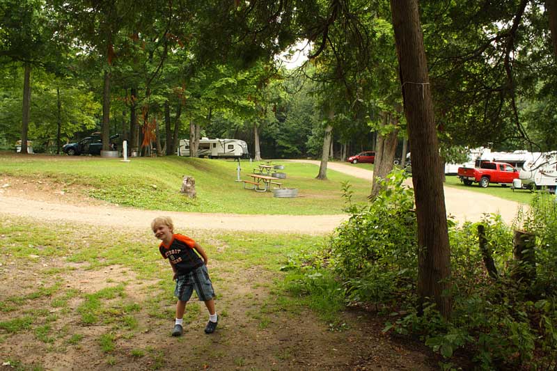 the campground at fayette state park